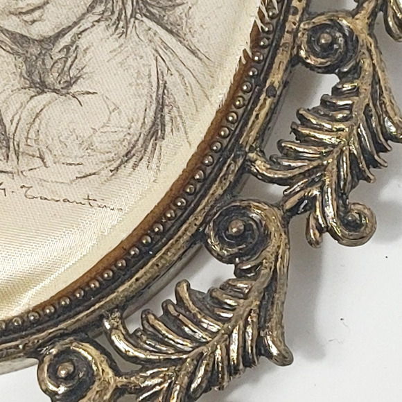 Giuseppe Tarantino "La Maternita" Milano 1976, Set Of 2 Prints Satin Framed Rare - Picture 5 of 8